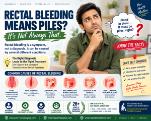 Read more about the article Rectal Bleeding Means Piles? It’s Not Always That